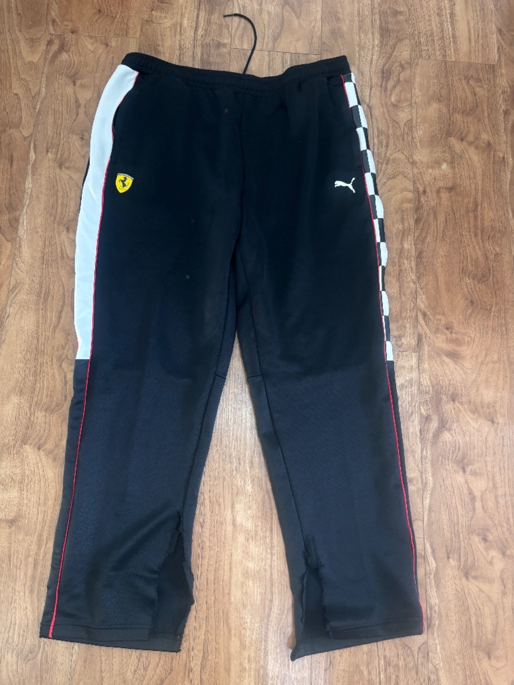 Puma Scuderia Ferrari Race MT7 Motorsport Track Pants Black Men’s XL